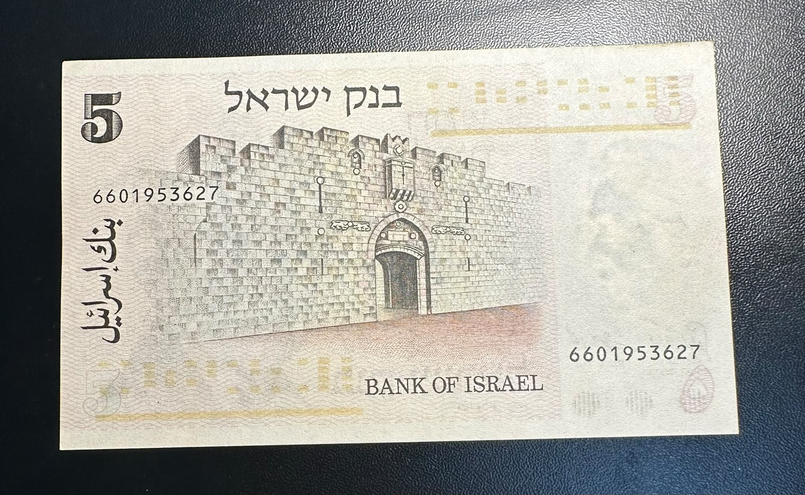 שטר 5 לירות ישראליות 1973 (התשל״ג) – הנרייטה סאלד UNC