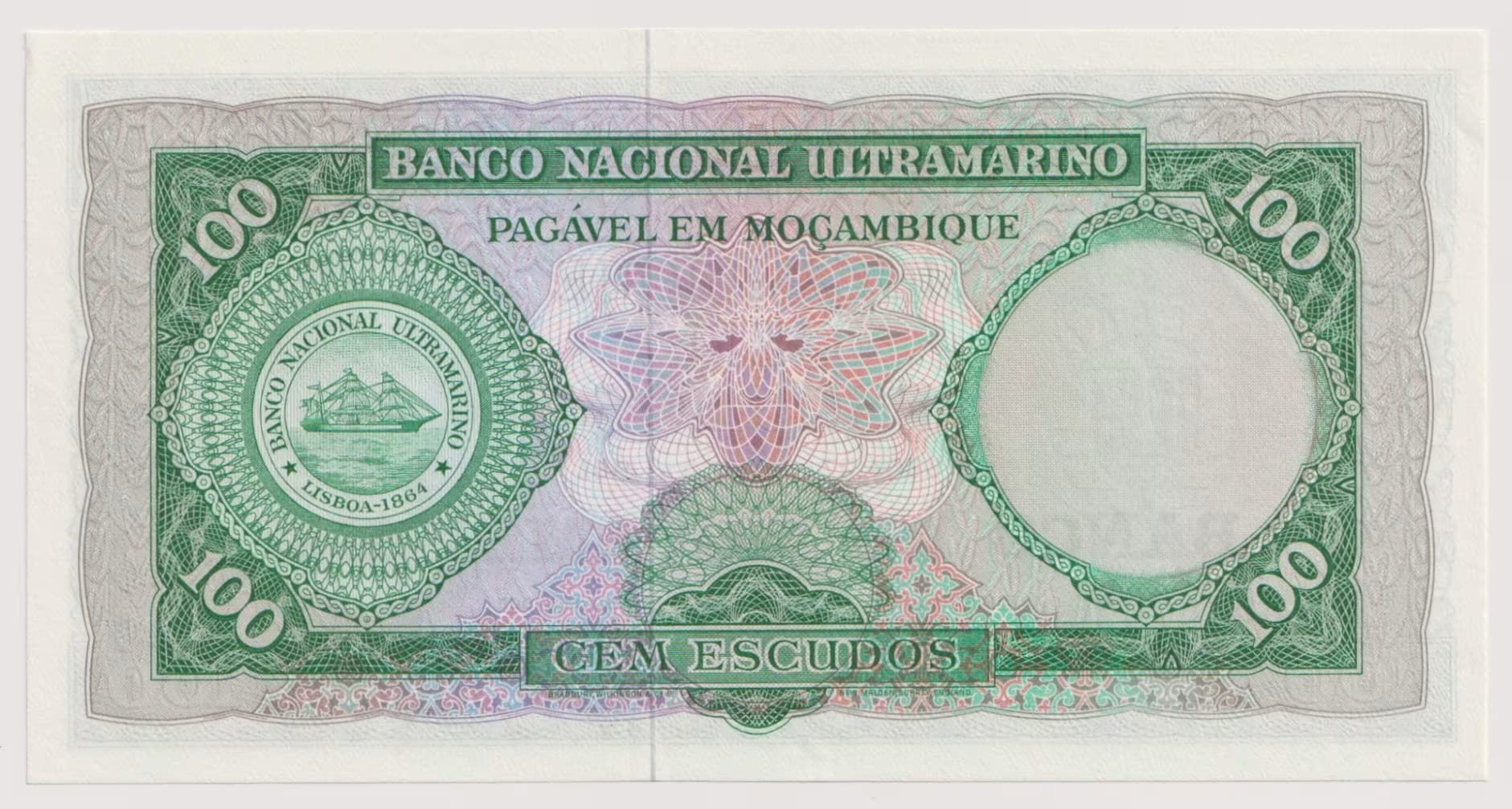 מוזמביק 100 אסקודו 1961 – Banco de Moçambique | Mozambique 100 Escudos