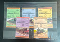בולי דואר וינטג' - קטרים, נוויס (10 בולים) | Vintage Locomotive Postage Stamps - Nevis (10 Stamps)