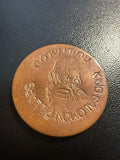 מדליית נחושת מכרות תמנע - עמודי שלמה | Timna Copper Mines - King Salomon Pillars Copper Token