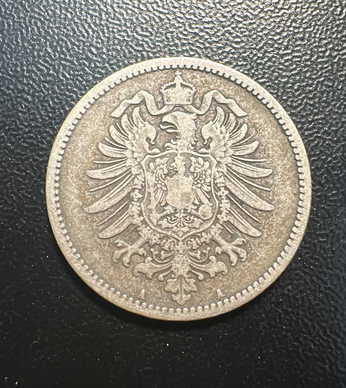 גרמניה 1875 A – 1 מארק, מטבע כסף 900, מטבעת ברלין | German Empire 1875-A – 1 Mark Silver .900 Coin – Berlin Mint