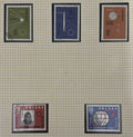 פולין 1961–1963 – לוט 5 בולי חלל, Sputnik 1, Explorer 1, Luna 2 ויורי גגארין | Poland 1961–1963 – Lot of 5 Space Stamps – Sputnik 1, Explorer 1, Luna 2 & Yuri Gagarin