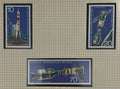 מזרח גרמניה DDR 1975 – סדרה מלאה 3 בולי חלל Soyuz–Apollo, שיתוף הפעולה ארה״ב–בריה״מ | East Germany DDR 1975 – Complete Soyuz–Apollo Space Set – 3 Stamps