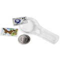 זכוכית מגדלת אקרילית, הגדלה פי 2.5 ופי 5 Acrylic Magnifier with 2.5x and 5x magnification