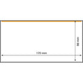 כיסוי הגנה לשטר Basic 170 שטר sleeves, חבילה של 50