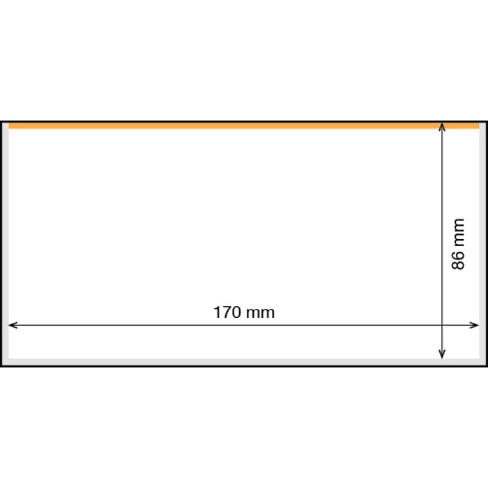 כיסוי הגנה לשטר Basic 170 שטר sleeves, חבילה של 50