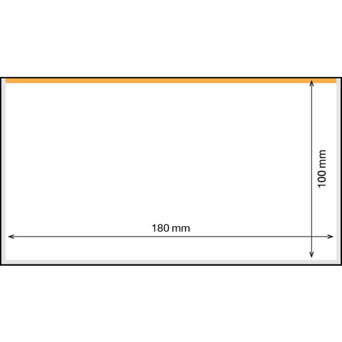 Basic 180 מגני שטרות, חבילת 50 (180x100 מ"מ)
