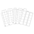 מארז של  5 דפים מעורב למטבעות Optima coin sheets mixed with pocket each 42, 27, 20 and 2x 34