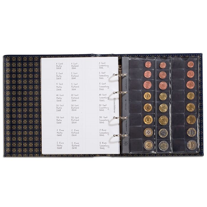 מארז של  5 דפים מעורב למטבעות Optima coin sheets mixed with pocket each 42, 27, 20 and 2x 34