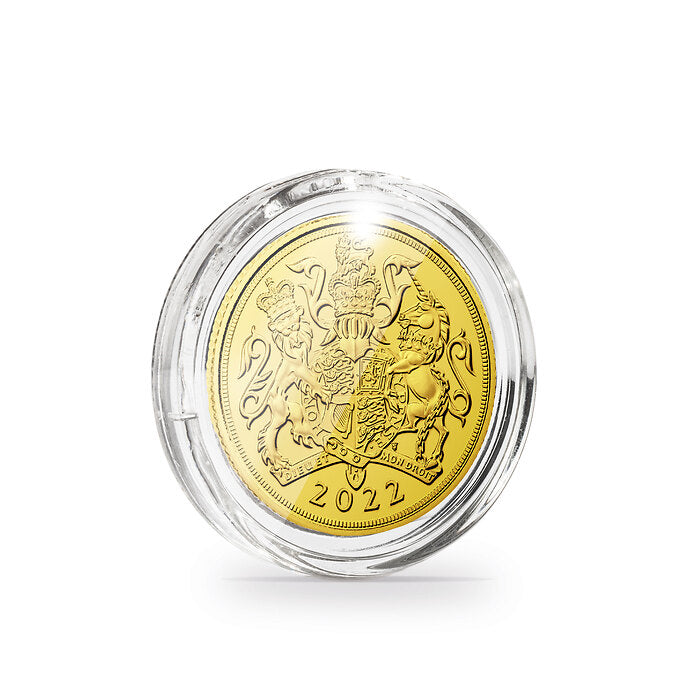Ultra Perfect Fit קפסולות למטבעות עבור one full sovereign (22,05 mm), חבילה של 10